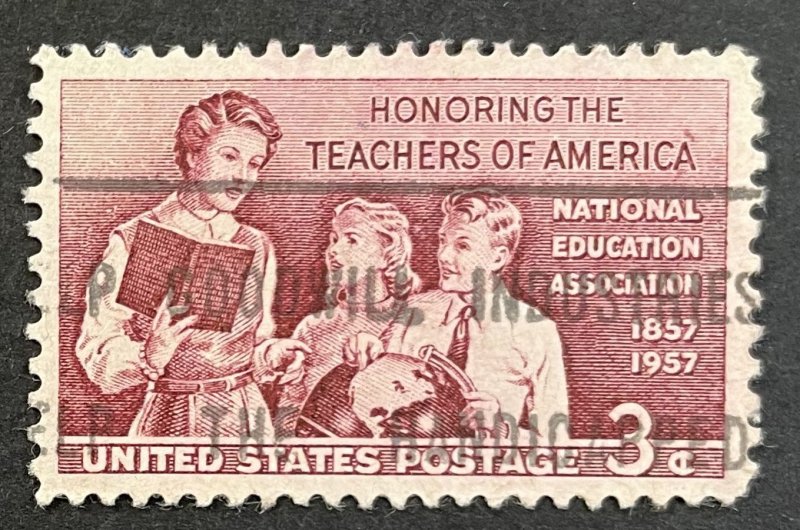 US #1093 Used F/VF 3c Honoring the Teachers of America 1957 [B36.3.2]