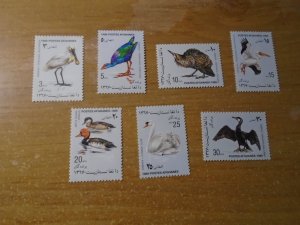 Afghanistan  #  1373-79  MNH   Birds