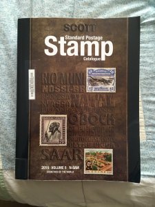 Scott 2015 Standard Postage Stamp Catalogue Vol 5: N - Sam Countries ExLibrary