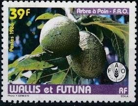 Wallis and Futuna 1986 #331 MNH. Breadfruit