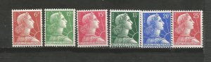 France #751-756 MNH