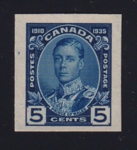 Canada Sc #214P (1935) 5c blue Princes of Wales Plate Proof VF 