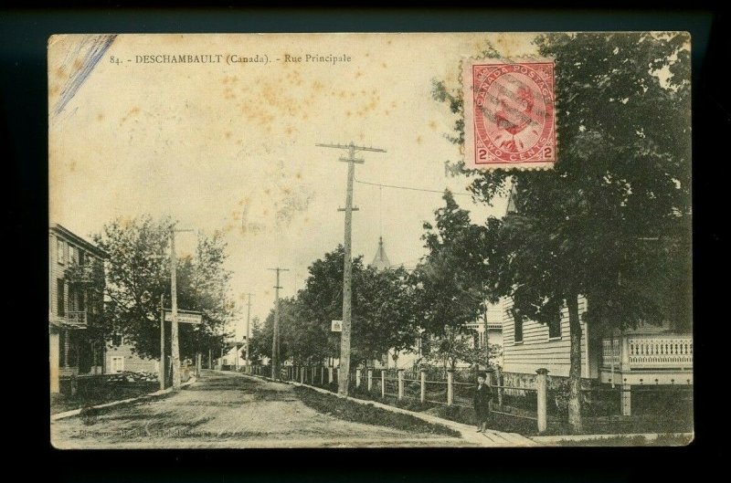 1911 Post Card to TUNISIA  Africa 2c Edward issue  Canada