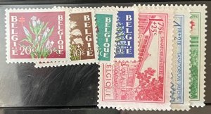 Belgium, 1950, SC B485-B491, MNH, VF,  Complete Set