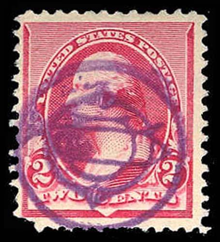 U.S. POST 1890 CANCELS 220  Used (ID # 84541)