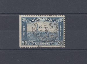 #176 VF USED 50 cent Grand Pre Canada Cat $20