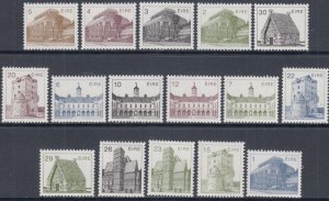 IRELAND Sc # 537-52 MNH LOWVALUES ONLY, MISSING 4 HI-VALUES - LANDMARKS & SITES