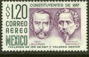 MEXICO C289, $1.20Pesos 1950 Defin 3rd Printing wmk 350. MINT, NH. F-VF.