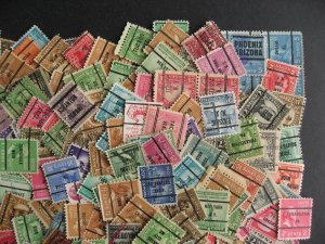 USA precancels, pre-cancels mixture (duplicates, mixed condition) of 250 