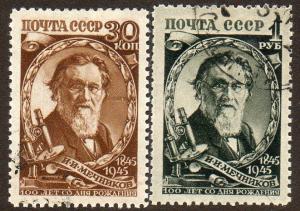 Russia  Scott  1011-1012  CTO  Complete