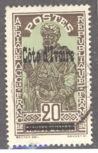 Ivory Coast, Scott #101, Used