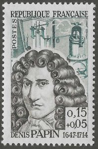 France, stamp, Scott#b359, mint, never, hinged, 0,15f+0,05f, semi-postal, Papin