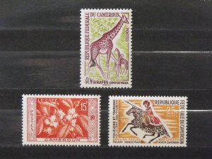 7794   Cameroon   MNH/MH # 330, 372, 408            CV$ 10.50