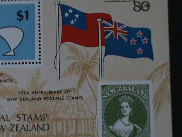 ​SAMOA-SC#833-ZEAPEX'80 INTEL. STAMP SHOW-NEW ZEALAND -MNH S/S-VERY FINE