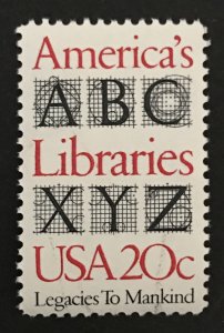 U.S. 1982 #2015, MNH, @Face=$.20