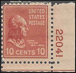 815 Mint,OG,HR... SCV $0.40... Plate# single