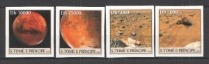 B0124 Imperf 2004 Sao Tome & Principe Space Mars Conquest 1Set Mnh