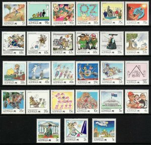 1988 Australia  Living Together complete set of 27 MNH Sc# 1053 / 1078