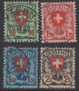 Switzerland 200-203 Used CV $31.00