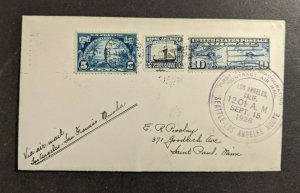 1926 Los Angeles CA First Flight Cover to Saint Paul MN