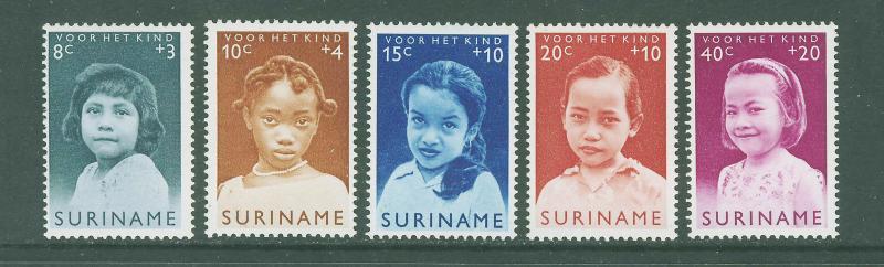 SURINAM/SURINAME 1963 MNH SC.B94/98 Child Walfare