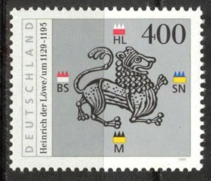 Germany 1995 800 Years of Death Heinrich the Lion Duke of Bavaria and Saxony MNH