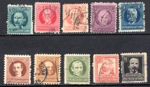 Cuba #264-273  F/VF  Used  CV $4.75  .....   1550126