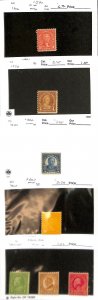 United States Postage Stamp, #590, 601, 602, 603, 604-606 Mint Hinged (C58)