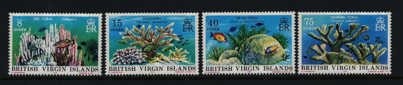 Virgin Islands 333-6 MNH Corals, Marine Life