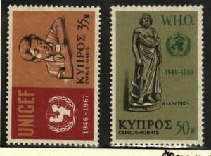 Cyprus #317-8 MH