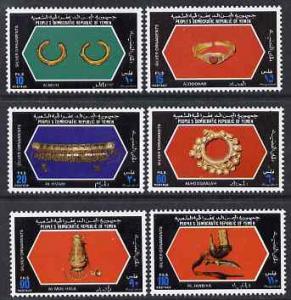 Yemen - Republic 1978 Silver Ornaments perf set of 6 unmo...