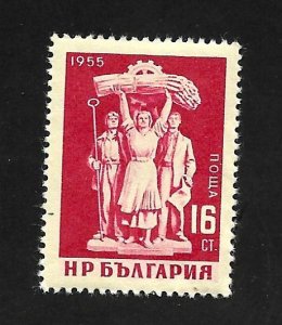 Bulgaria 1955 - MNH - Scott #911