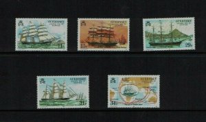 Guernsey: 1988  Guernsey Ships, Golden Spur,  MNH set