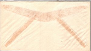 FIJI BRITISH 1953 CACHET FDC COVER COMM ROYAL TOUR ADDR USA