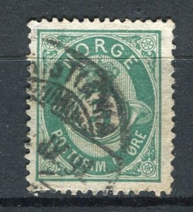 NORWAY; 1877-86 early classic 'ore' type used Shade of 5ore. + fair Postmark