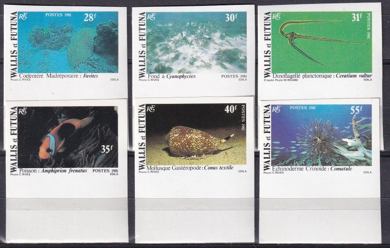 Wallis & Futuna Islands #264-9  MNH Imperf (Z9189)