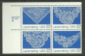 #2351 Snowflakes Zip Block  Mint NH