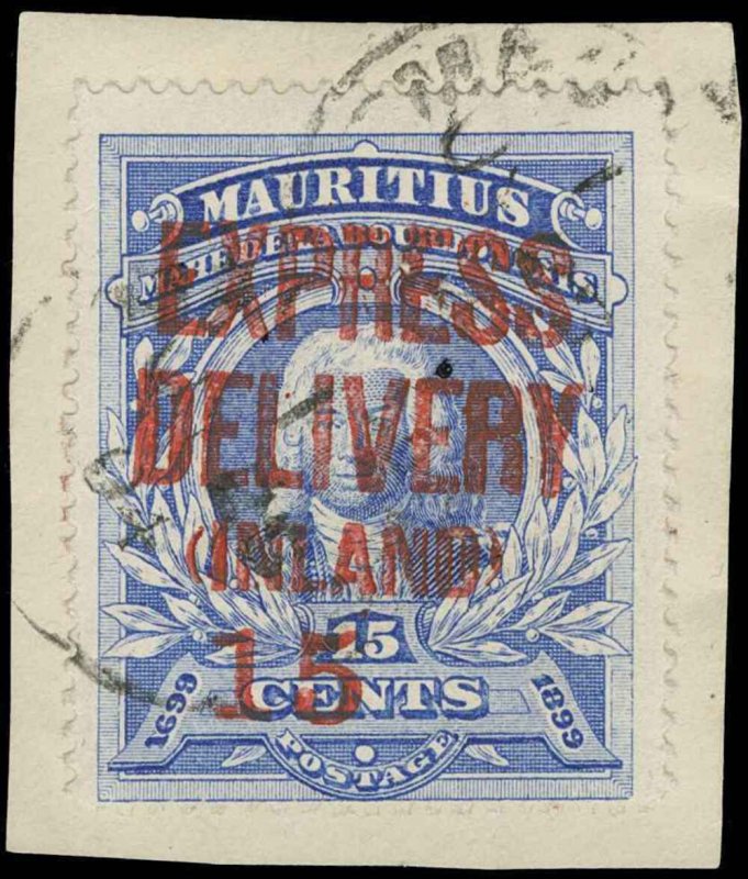 Mauritius Scott E3Fj Gibbons E4d Used Stamp