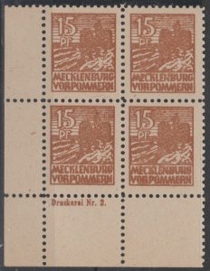 Mi: 37ya DZ   MNH  1946  Cat  26   SBZ