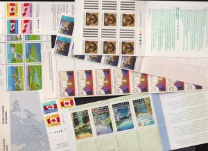 Canada - 7 Complete booklets - Mint, NH