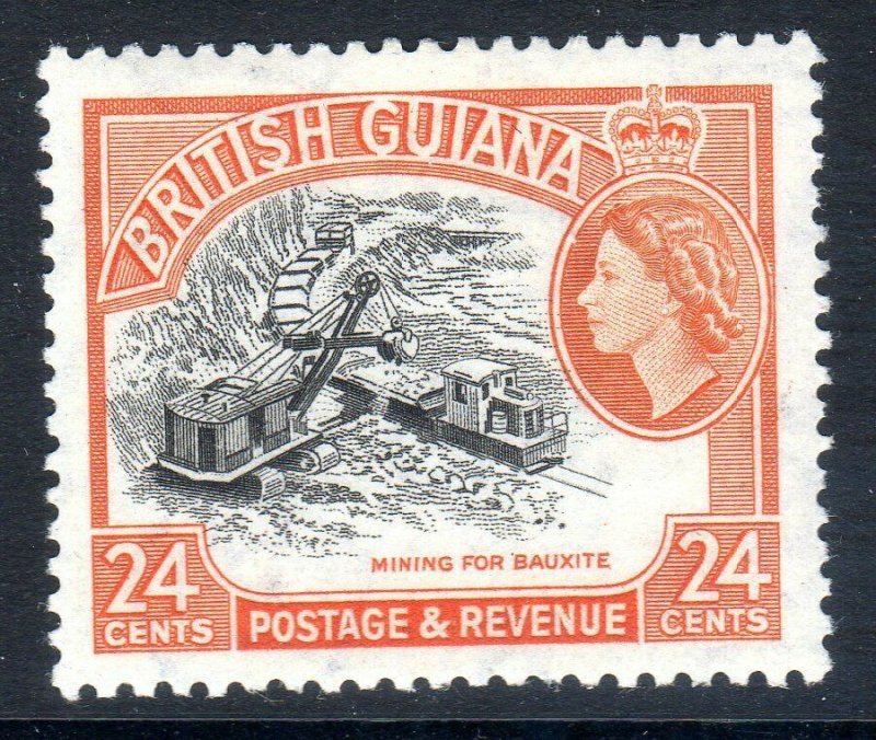 BR GUIANA--   1954-63  - sg 339  24  cent   MM   cv £6.50