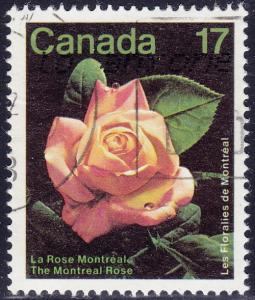 Canada - 1981 - Scott #896 - used - Montreal Rose Flower