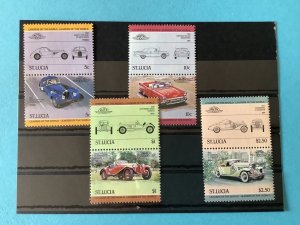St Lucia Cars  Mint Never Hinged Stamps R46249