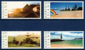 NORFOLK ISLAND 2003 Island Scenes; Scott 789-92; MNH