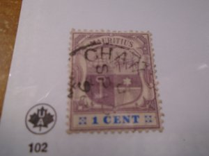 Mauritius  #  91  used