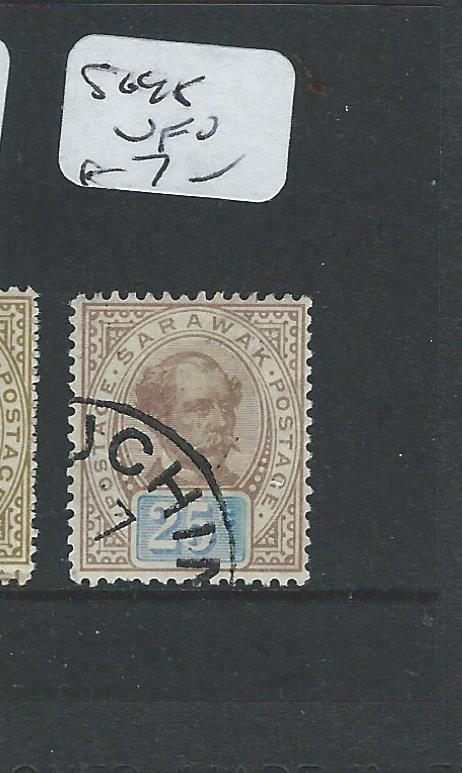 SARAWAK (P2001B) BROOKE 25C  SG45   VFU