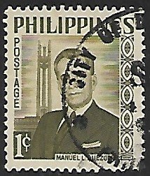 Philippines # 812 - Manuel Quezon - used  {GR34}