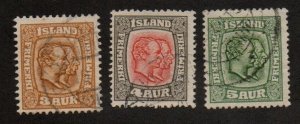 Iceland 100-102 Used