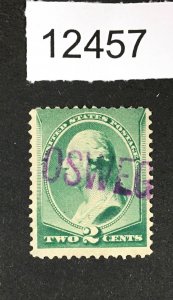 MOMEN: US STAMPS # 213 USED LOT #12457