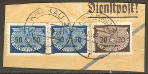 Poland NO5 (2) + NO10 O/P 1940 SCV $8.00